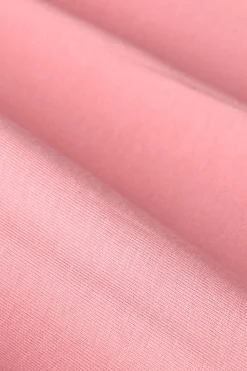 Lichtroze jersey jurk