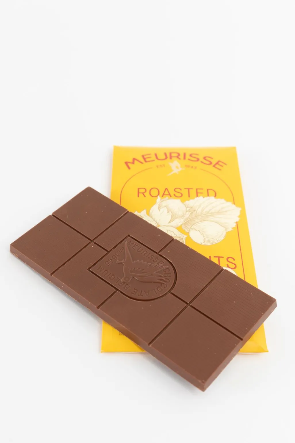 Meurisse chocoladereep melk Roasted Hazelnuts