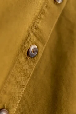 Mosterd groen overshirt jasje