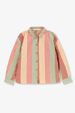 Multicolour blouse met strepen