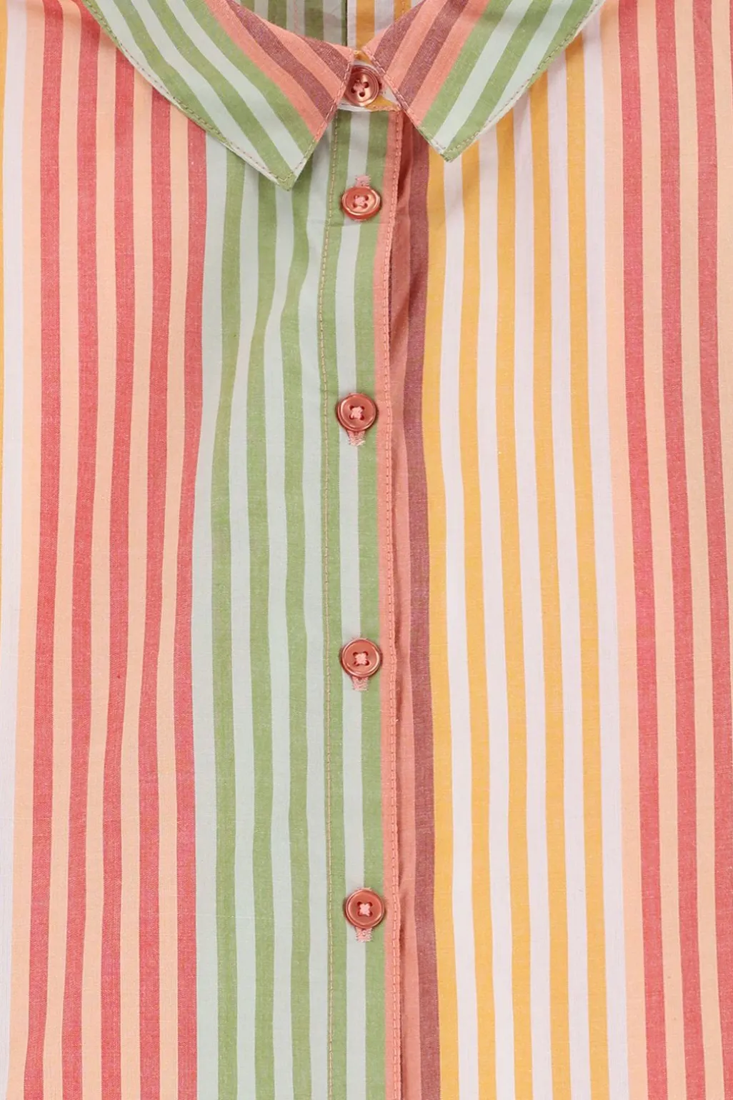 Multicolour blouse met strepen