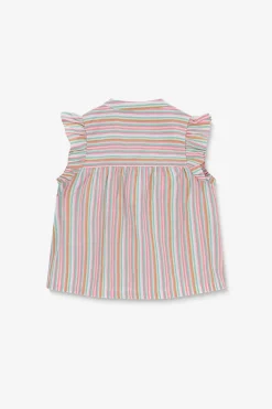 Multicolour blouse met strepen