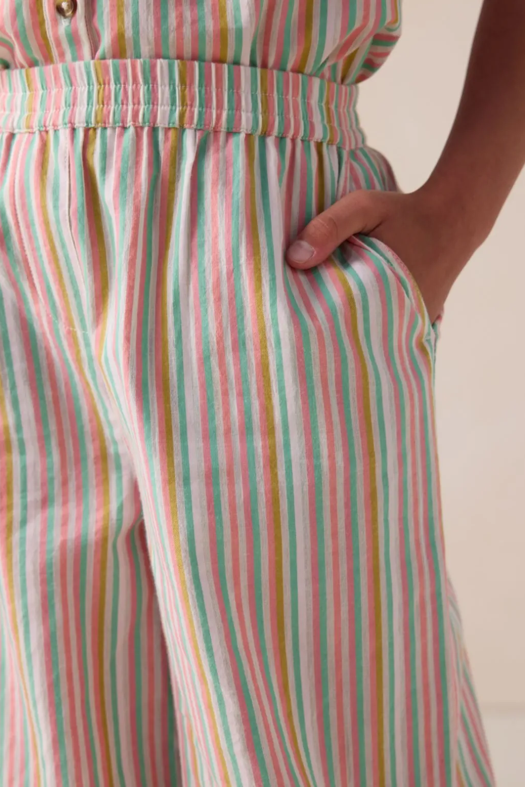 Multicolour broek met strepen