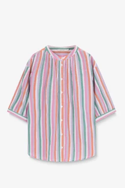 Multicolour gestreepte blouse