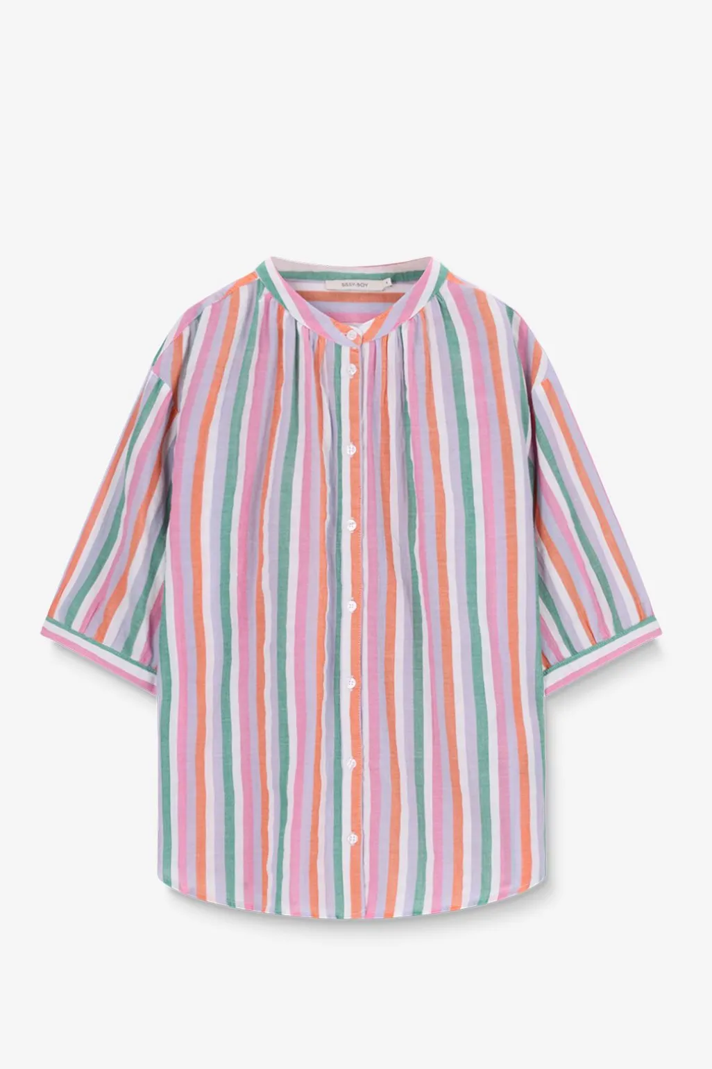 Multicolour gestreepte blouse