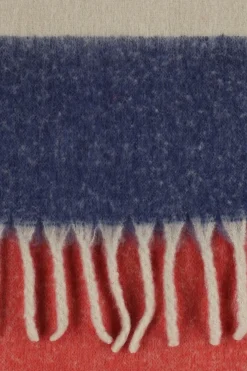 Multicolour gestreepte sjaal