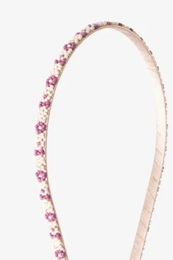 Multicolour haarband met kraaltjes