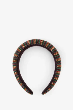 Multicolour haarband met kraaltjes