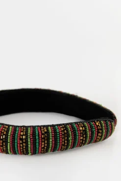 Multicolour haarband met kraaltjes