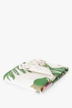 Multicolour hamamdoek met leopard print
