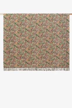 Multicolour jacquard geweven sprei met bloemenprint (200X250 CM)