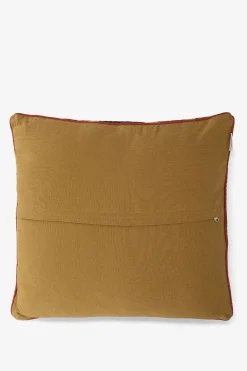 Multicolour jacquard kussen met ikat dessin