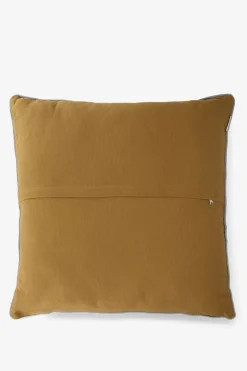 Multicolour jacquard kussen met crossover dessin