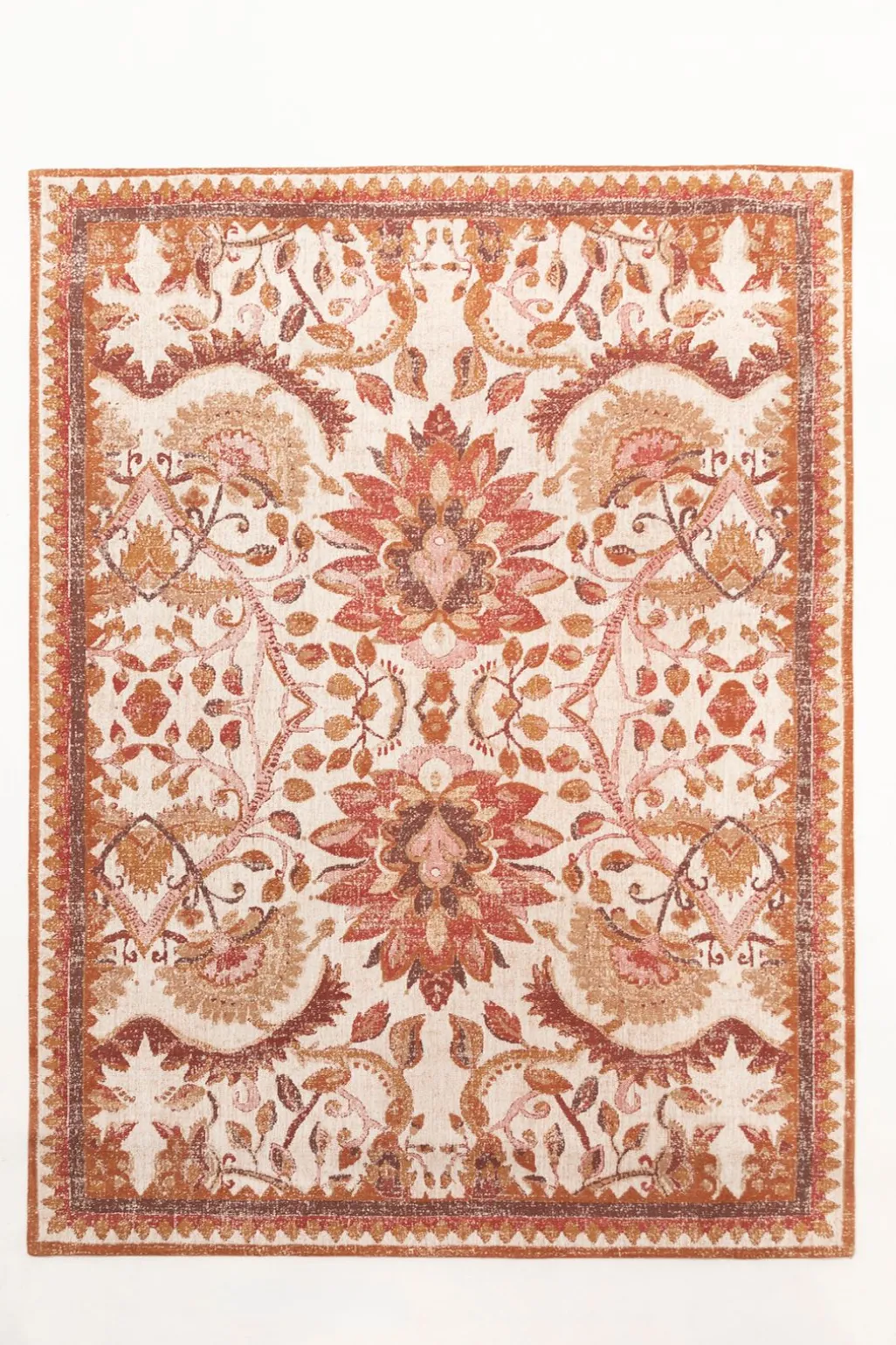 Multicolour jacquard vloerkleed