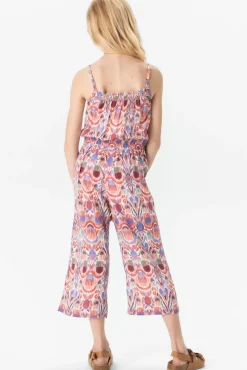 Multicolour jumpsuit met ikat print