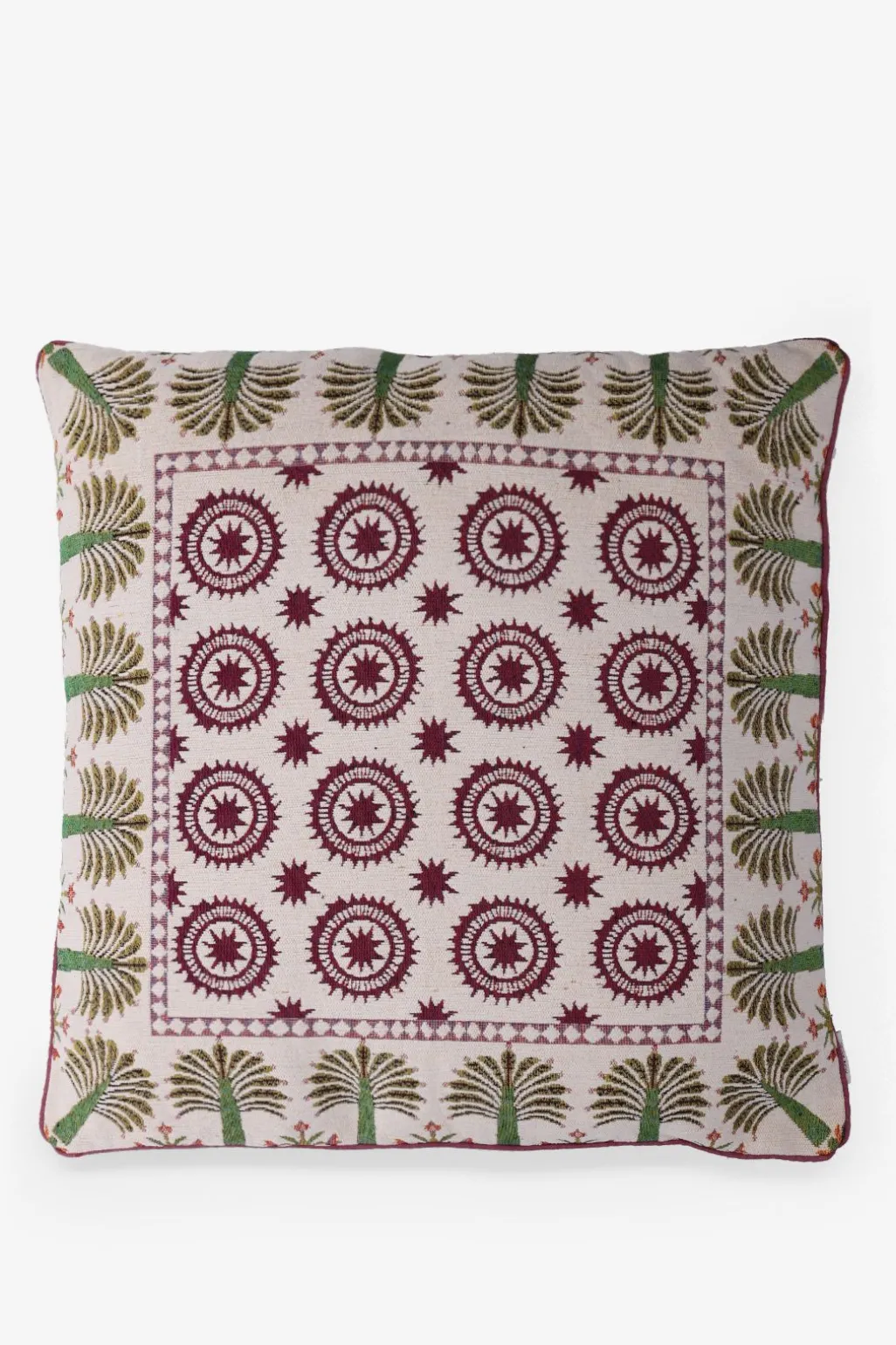 Multicolour kussen met dessin
