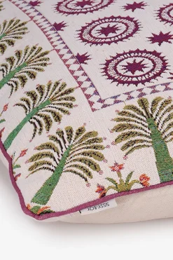 Multicolour kussen met dessin