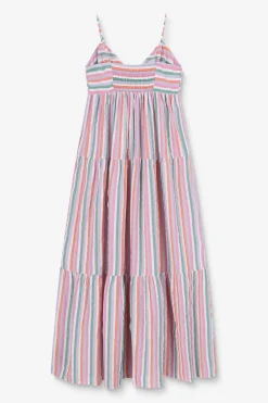 Multicolour maxi jurk