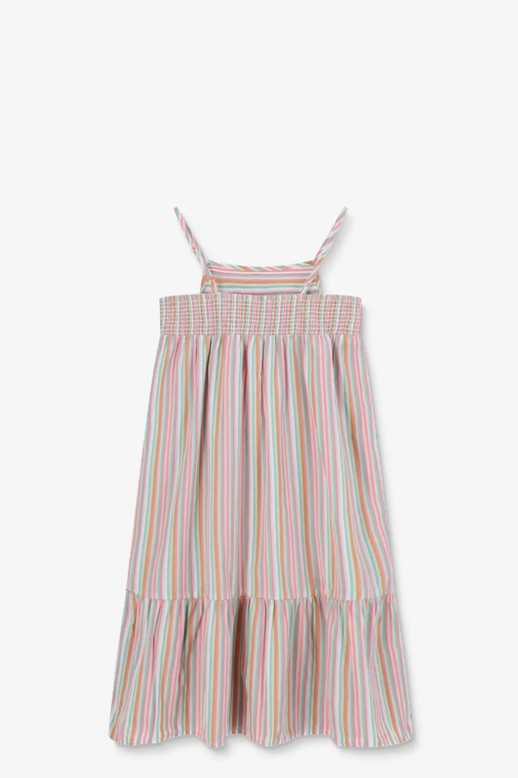 Multicolour maxi-jurk met strepen