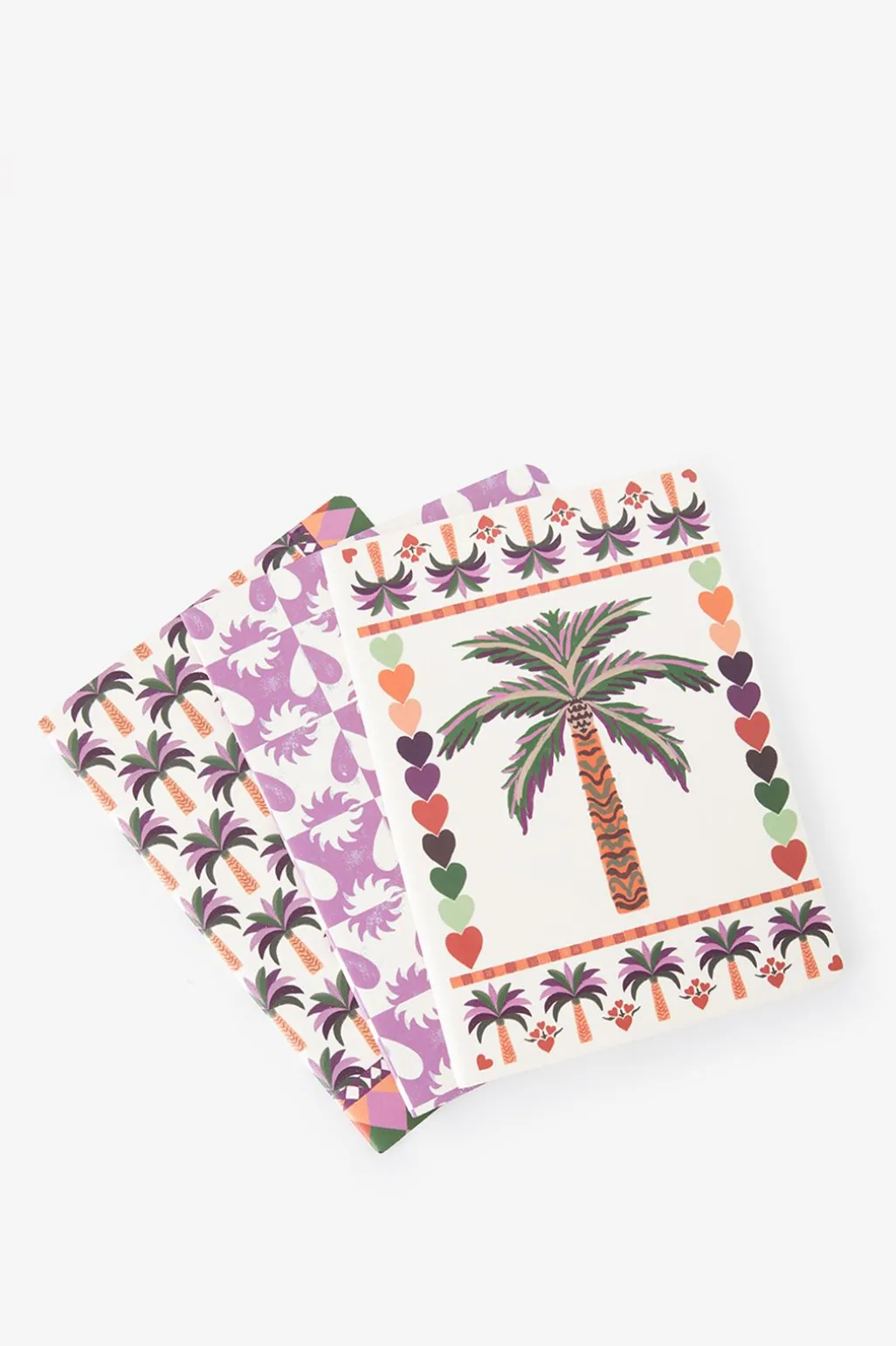 Multicolour notitieboek set met print