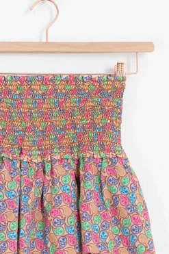 Multicolour rok met paisley print