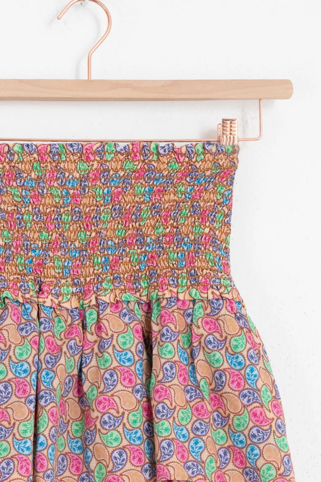 Multicolour rok met paisley print