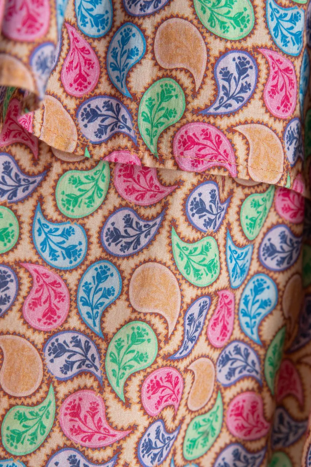 Multicolour rok met paisley print