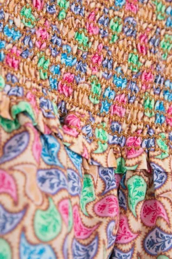 Multicolour rok met paisley print