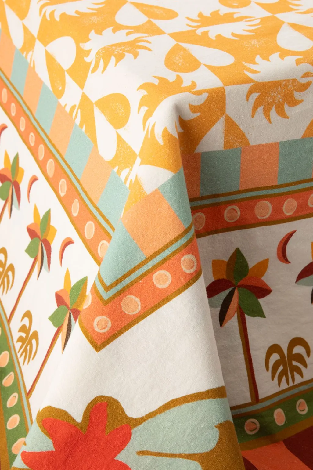 Multicolour tafelkleed met print (140x220cm)