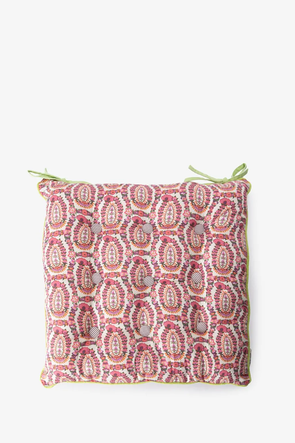 Multicolour tuinkussen met paisly print