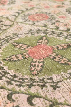 Multicolour vloerkleed met bloemenpatroon
