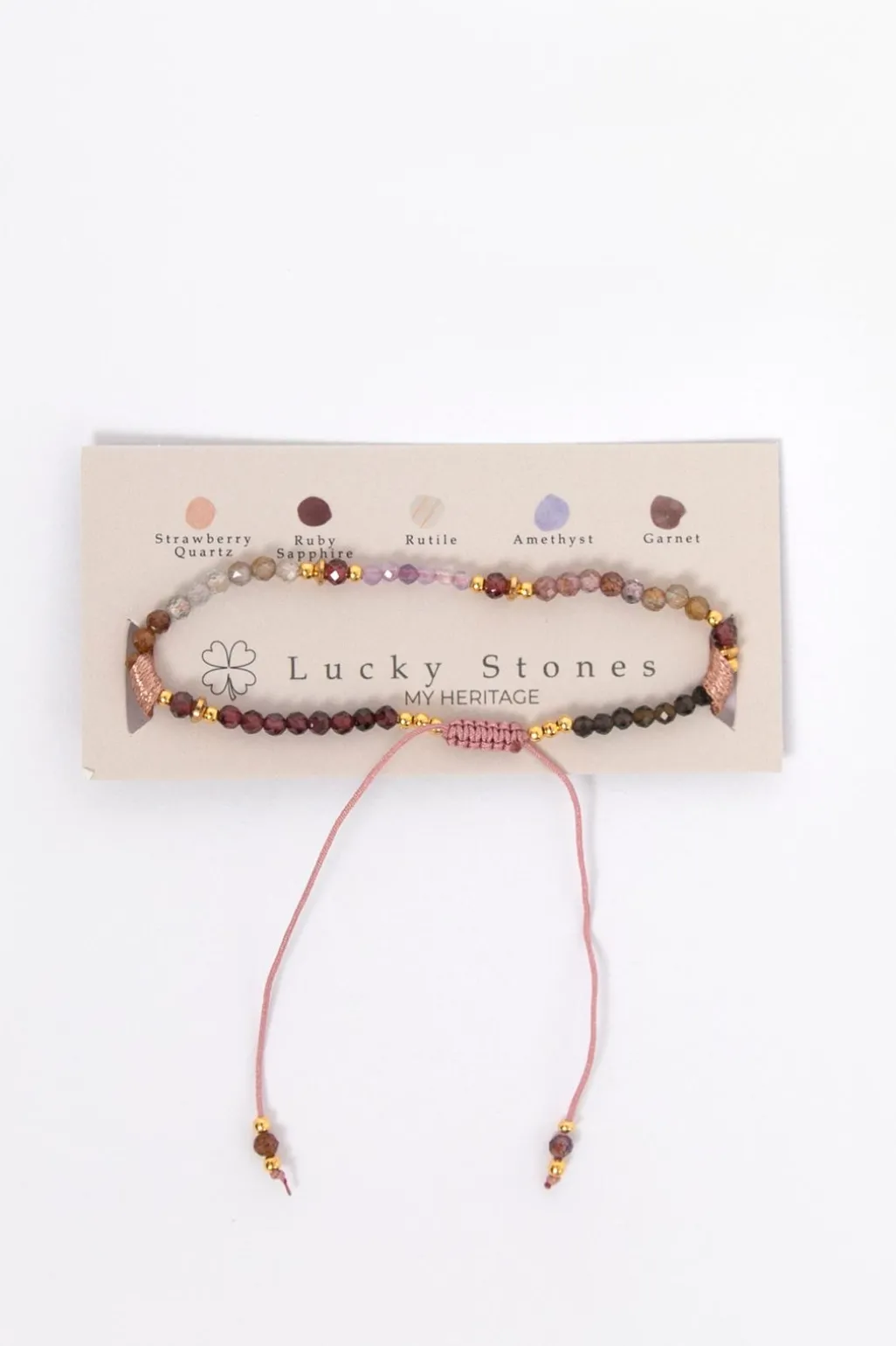 My heritage armband lucky stones