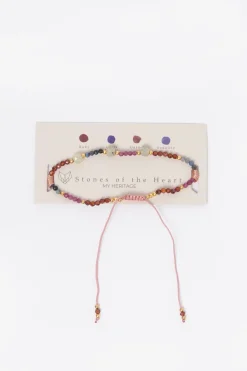 My heritage armband stones of the heart