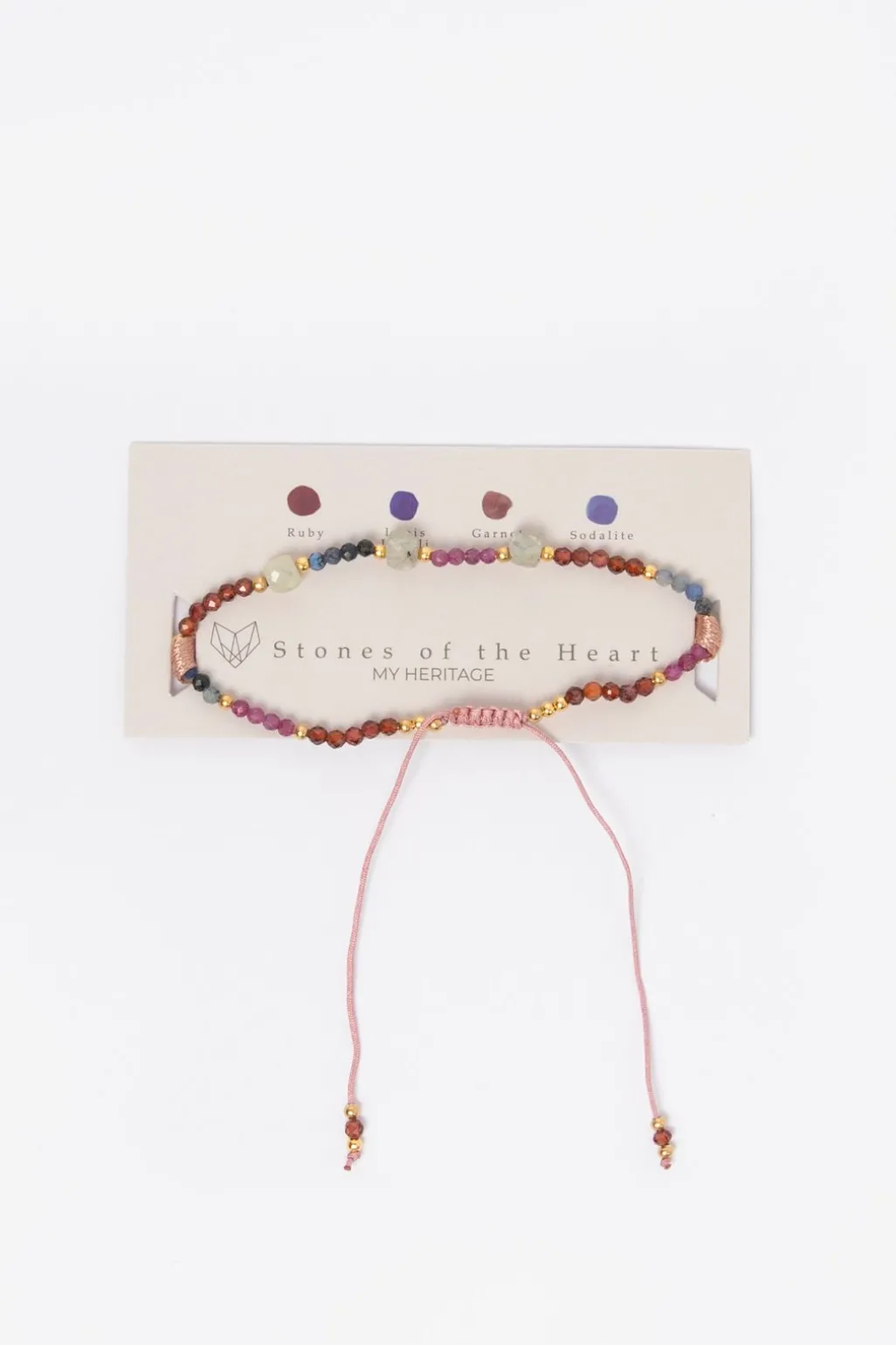 My heritage armband stones of the heart