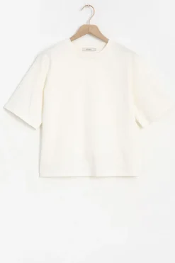 Off white boxy T-shirt