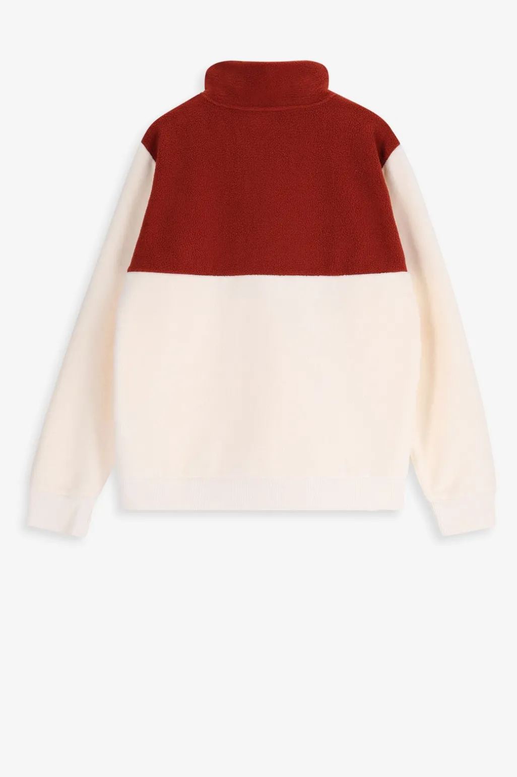 Off white colourblock sweater