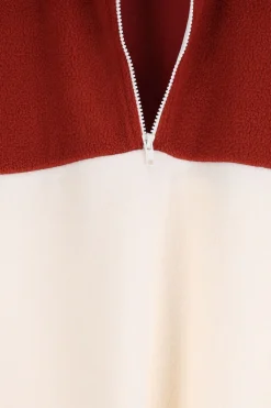 Off white colourblock sweater