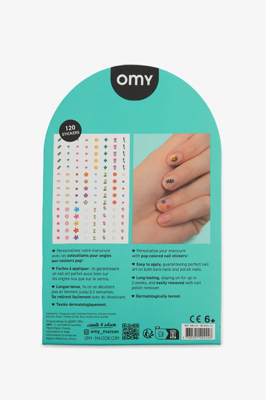 OMY nagelstickers bloemen