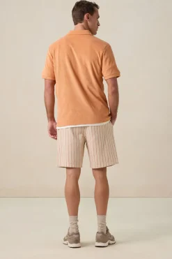 Oranje badstof polo