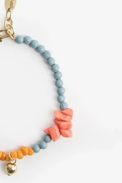 Oranje beads armband