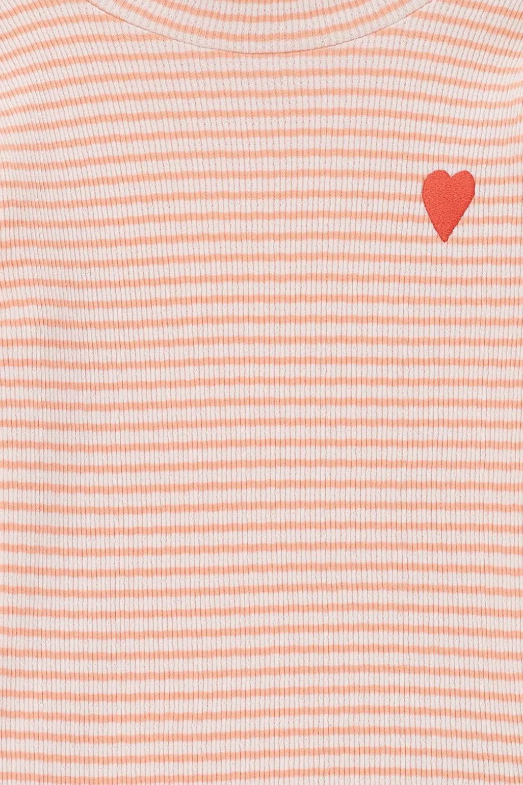 Oranje gestreepte longsleeve