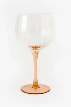 Oranje gin tonic glazen scallop