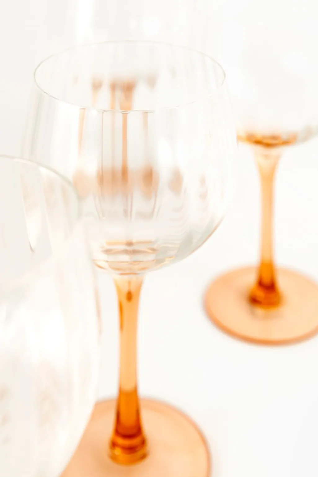 Oranje gin tonic glazen scallop