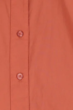 Oranje katoenen blouse