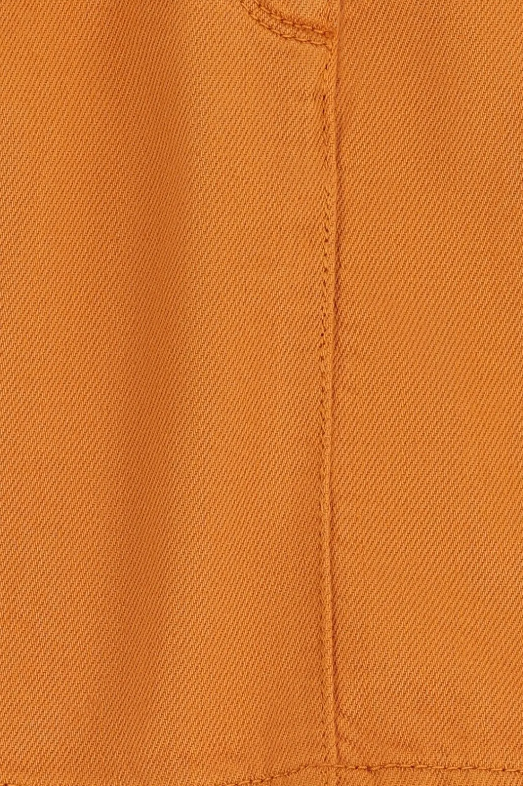 Oranje korte denim rok