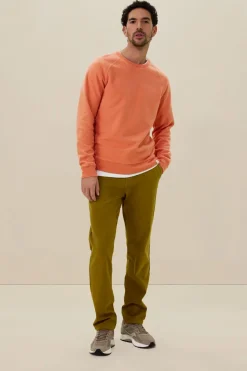 Oranje raglan sweater