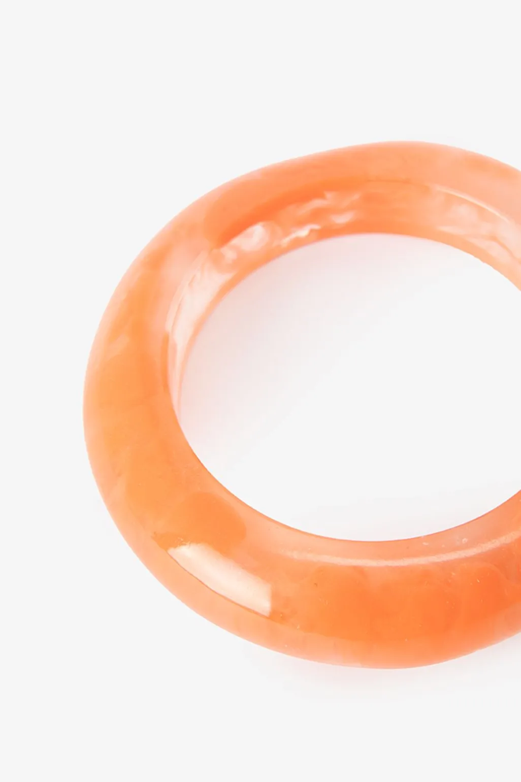 Oranje resin armband