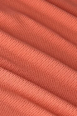 Oranje rib singlet