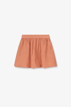 Oranje rok met embroidery