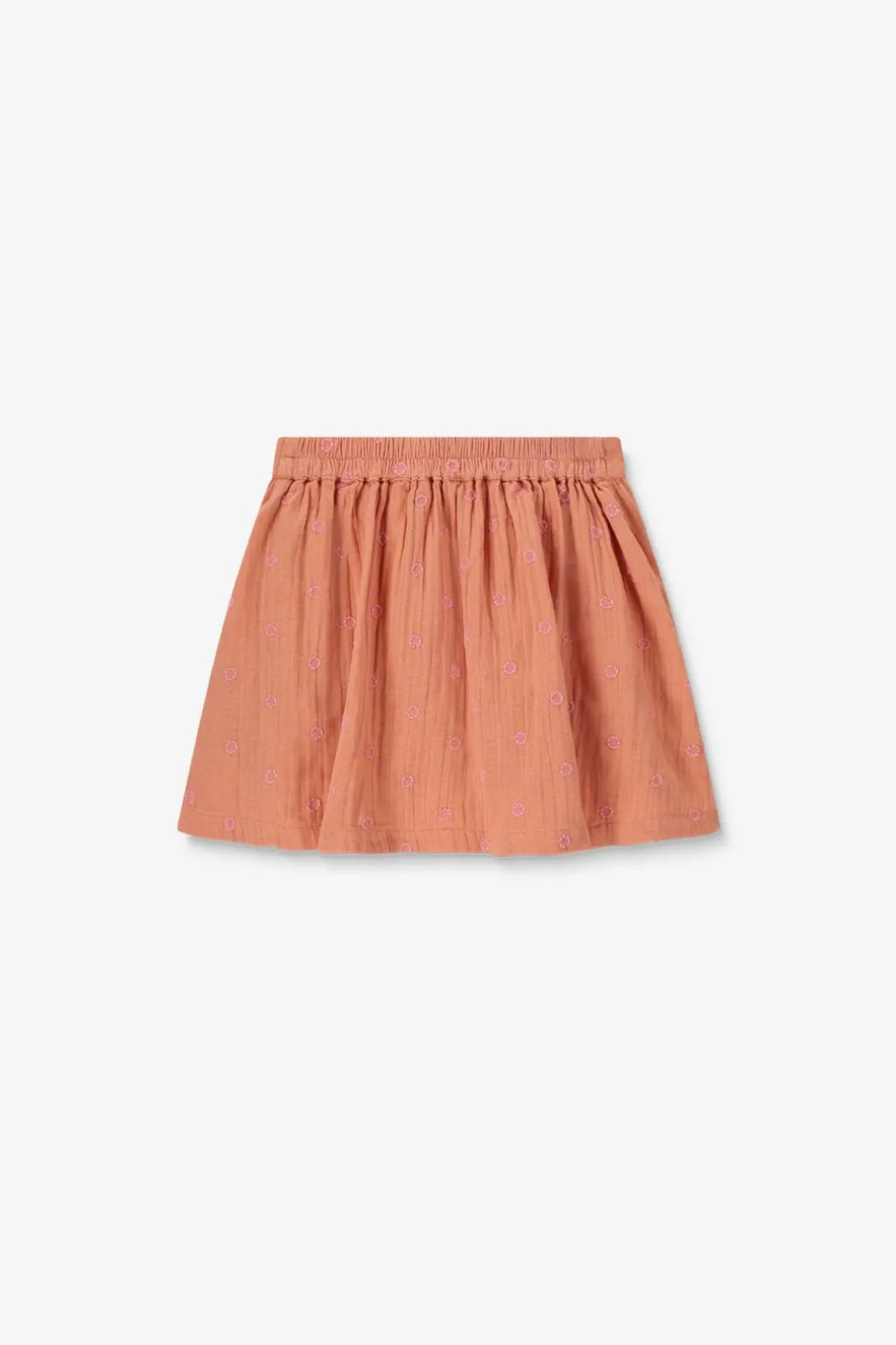 Oranje rok met embroidery